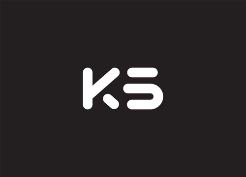 KS Logo Design Creative and Modern Logo Design