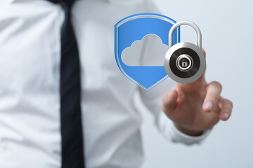 Poster - Protecting your business data with robust cloud security measures.