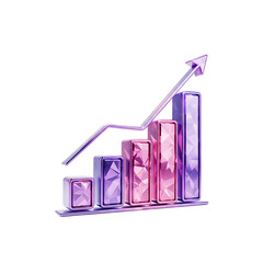 Aufkleber - Graphical representation of key performance indicators and data analytics for informed business decision making and strategic investment planning