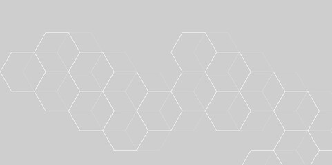 Fototapete - Abstract technology background with hexagons. modern geometric hexagon shape Poster, wallpaper, Landing page. geometric hexagonal, triangle, shape. Vector illustration. can be used in cover design.