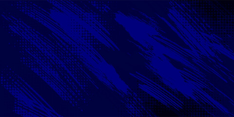 Wall Mural - grunge blue abstract background. creating halftone element vector