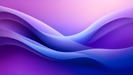 Fototapete - A purple gradient wave background.  Purple gradient background with abstract waves suitable