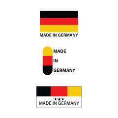 Poster - Made In Germany Label Icon Vector Design.