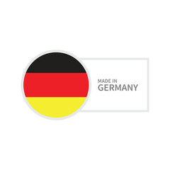 Poster - Made In Germany Label Icon Vector Design.