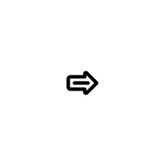 Poster - Simple arrow indicates direction on plain background minimal style