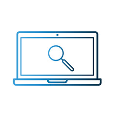 Laptop icon design template