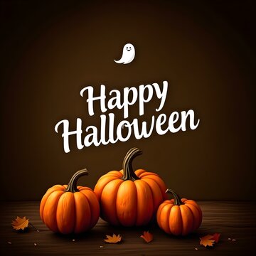 Holiday event halloween background with text Happy Halloween
