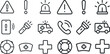 © Влада Яковенко - Emergency and safety icons for medical alert and assistance design