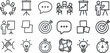 © Влада Яковенко - Business and teamwork icons for presentation and strategy design