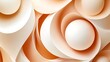 © Fajar - Abstract paper swirls and spheres