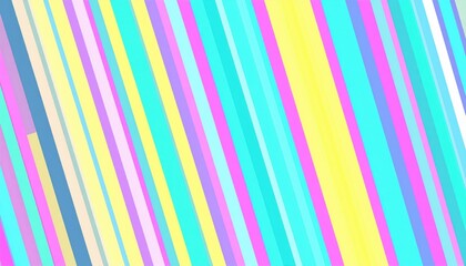 Poster - Vibrant colorful stripes abstract art digital creation contemporary setting eye-level view modern aesthetics