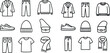 © Svitlana - Minimalist clothing and accessories icons for fashion design projects