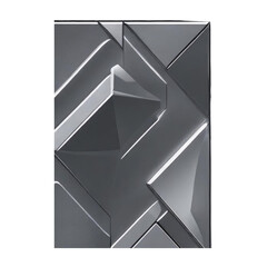 Poster - Abstract geometric gray background with triangles and sharp lines for modern design and decoration ideas