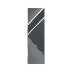 Aufkleber - Modern abstract gray geometric design element for creative projects and graphic design applications online now