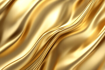 Shiny gold foil texture with soft reflections