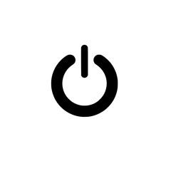 Poster - Power button icon symbol vector illustration switch on off control energy interface technology design 100