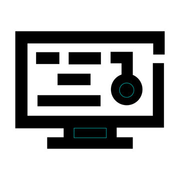 Access icon. Internet technology concept. Icon in line style 