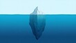 © Nahid - Iceberg showing vast underwater mass, symbolizing hidden depths beneath the surface.