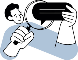 Aufkleber - Illustration man slingshot holding aiming hand arm target shooting cartoon vector design graphic art vector art illustration