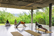 © robertharding - Yoga class at Santani Wellness Resort, Arantenna Estate, Werapitiya, Kandy, Sri Lanka, Indian subcontinent, South Asia