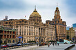 © robertharding - Heritage buildings along the Bund on an overcast day, Shanghai, China.