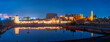 © robertharding - View of Karnak Temple sound and light show at dusk, Luxor, Egypt, Africa