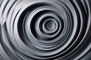 Poster - Modern Grey Halftone Spiral Technology Concept Background