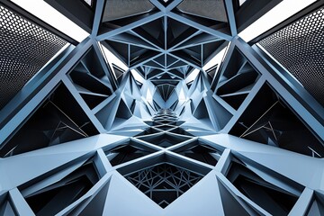 Poster - Durable Technology Design Featuring Triangular Mesh and Geometric Patterns