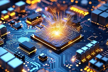 Poster - Advanced Technology Interaction with Luminous Circuit Board Insights