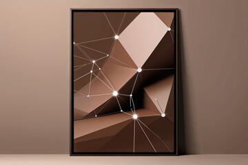 Poster - Sophisticated Network Technology Design Minimalist Brown Abstract Poster