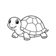 © irawan - Turtle drawing illustration for kids coloring book