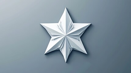 Poster - Ornate star design on a muted background.