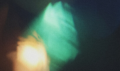 Fototapete - Background grainy dust gradient with a colorful soft noise effect. A unique blend of vintage vibes and lo-fi VHS Glitch Texture