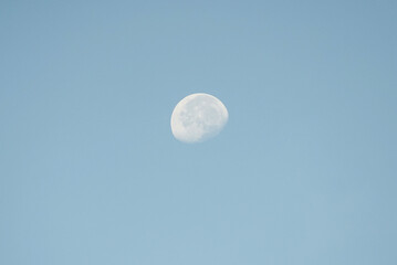 Wall Mural - moon in the blue sky