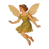 PNG Vintage fairy illustration art
