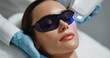 © wu - Professional Dermatologist Performing Laser Hair Removal. High quality