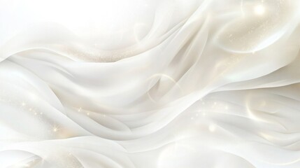 Poster - Delicate glowing patterns on an elegant white background abstract art studio minimalist aesthetic concept