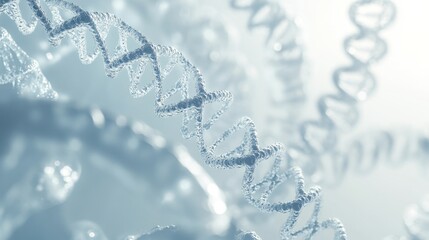 Poster - Detailed exploration of molecular structures laboratory setting scientific render macro environment closeup view precision analysis