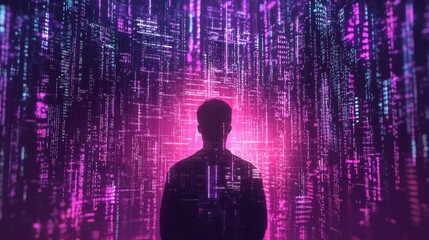 Poster - Intense dark web hacking session cyber lab video content digital environment insider perspective cryptic code analysis for enhanced security