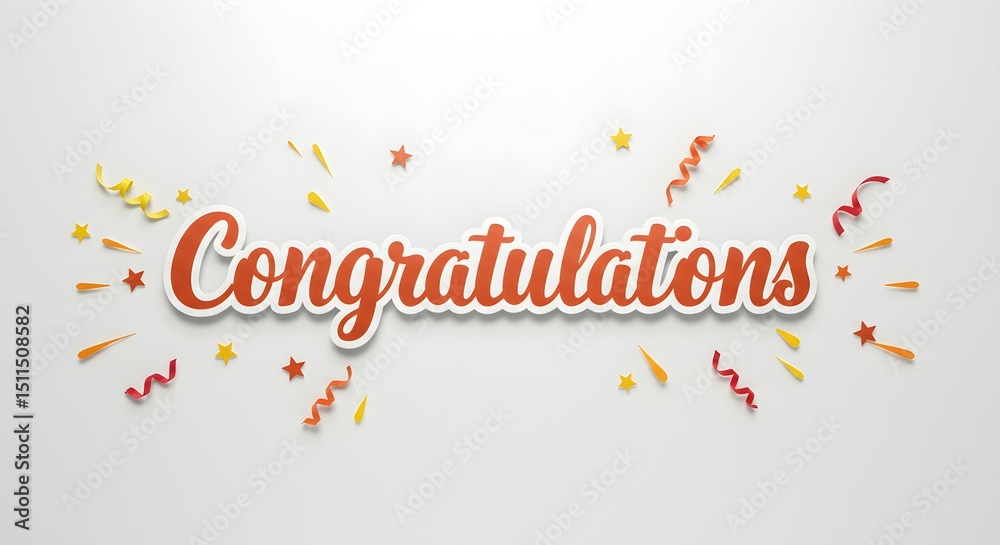 Congratulations! Celebrate Success with Festive Design - Download Free ...
