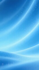 Aufkleber - 流れる青い液体 ウェーブ状の抽象的な背景 光と影が作り出す美しい曲線デザイン
