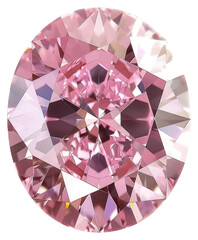 Wall Mural - PNG Radiant pink diamond gemstone brilliance
