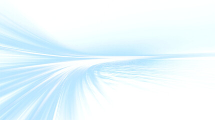 Wall Mural - curved blue light streaks horizon, futuristic landscape arc, transparent background png for digital 