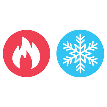 vector set of fire icons