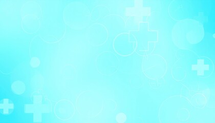 Poster - Soothing blue abstract visuals digital art creative modern calm atmosphere inspirational design
