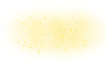 Wall Mural - Glowing light effect glitter dust particles isolated on transparent background. Sparkles and light dust confetti. Shining bokeh light. Sparkling stardust PNG. Twinkle stars for festive design elements