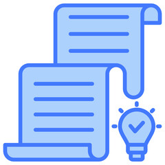 Poster - Fact Blue Icon