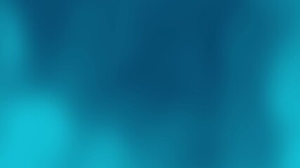 Poster - A smooth blue gradient background with soft transitions between teal and cyan tones, Abstract texture Gradient motion Background animation.