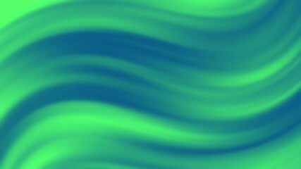 Poster - A smooth gradient abstract background with green and blue wavy lines creating a soft, flowing effect, Abstract texture Gradient motion Background animation.
