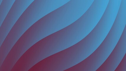 Poster - Abstract blue and purple wavy lines create a smooth, flowing gradient pattern, Abstract texture Gradient motion Background animation.
